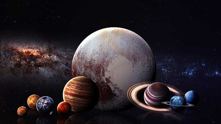The Planets from Smallest to Largest