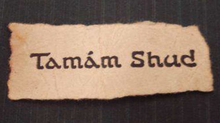 The Tamam Shud Mystery