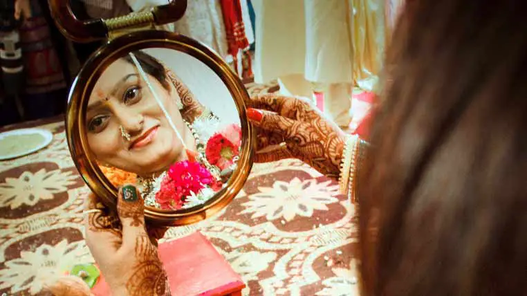 Mirror indian wedding