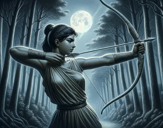 Artemis: The Moonlit Archer of Olympus